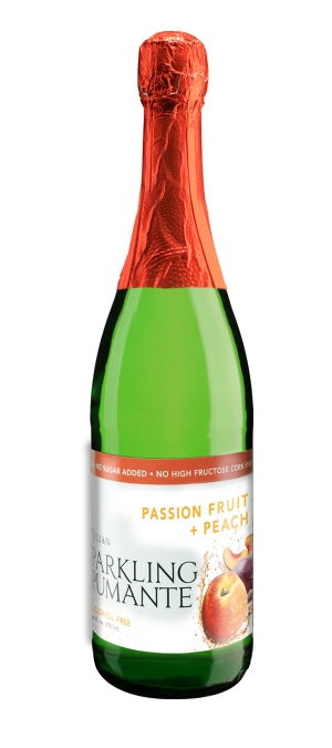 Sparkling Passion Fruit Peach Juice