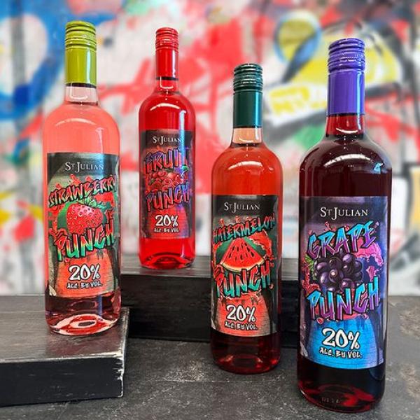 St. Julian’s Latest Wines Release Pack a Punch with 20 Alcohol by