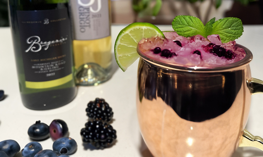Berry Mule Wine Cocktail