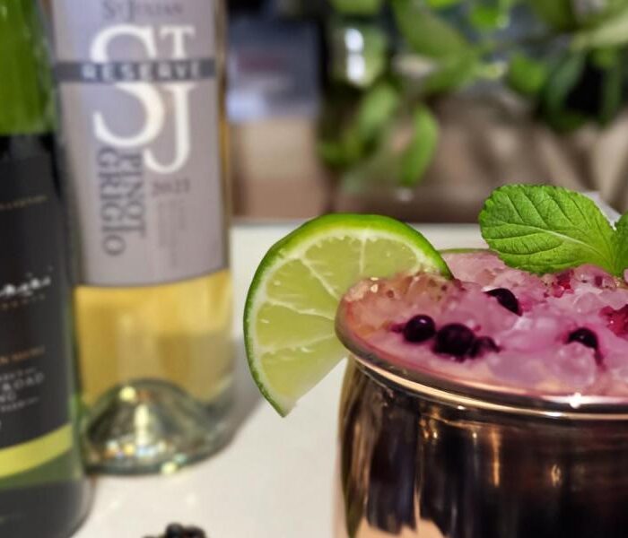 Berry Mule Wine Cocktail