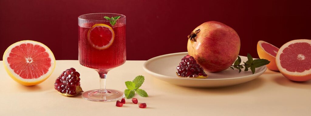 Pomegranate Rosé Paloma