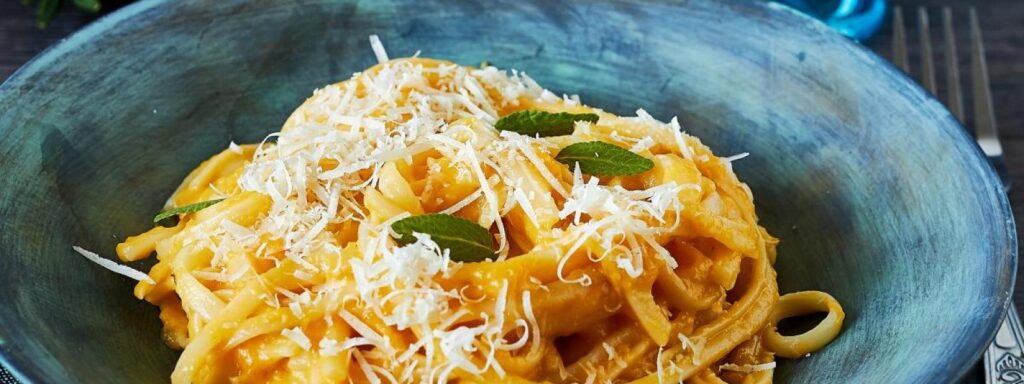 Pumpkin White Wine Sauce Pasta