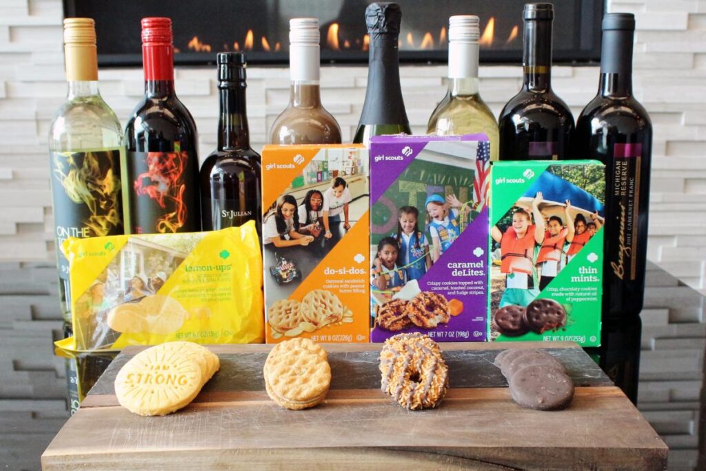 Outside the Box Partnership Pairs Wines & Girl Scout Cookies