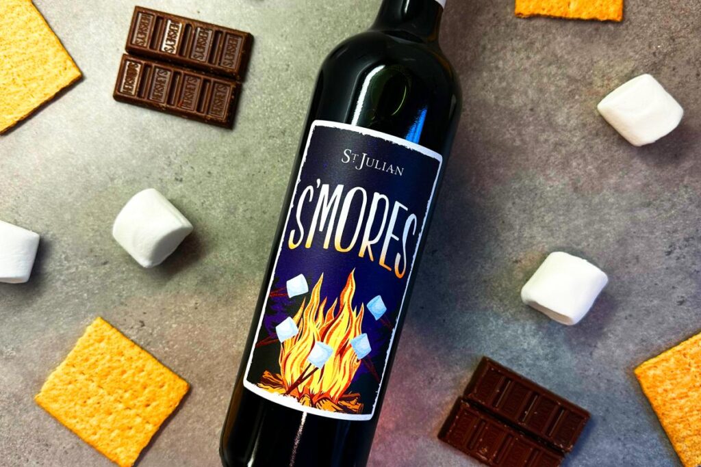 St. Julian’s New S’mores Wine Pairs Perfectly With a Campfire