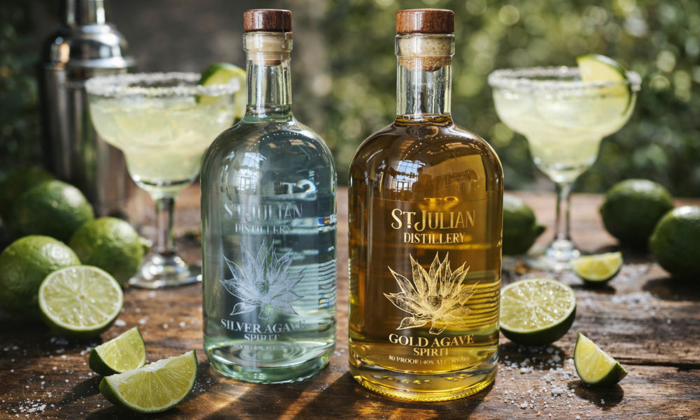 St. Julian Announces Release of New Agave Gold and Silver Spirits