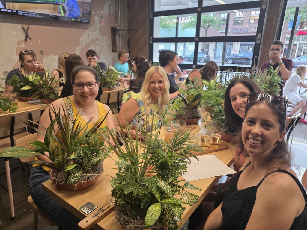 Drinks & Dish Garden Making