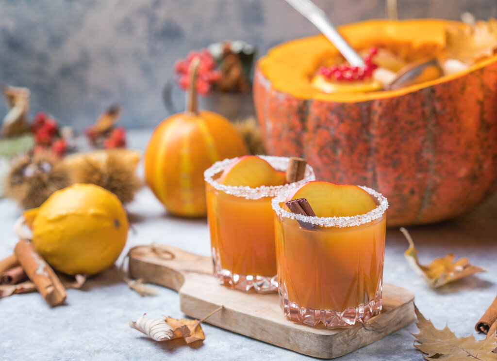 Pumpkin Spice Wine Punch