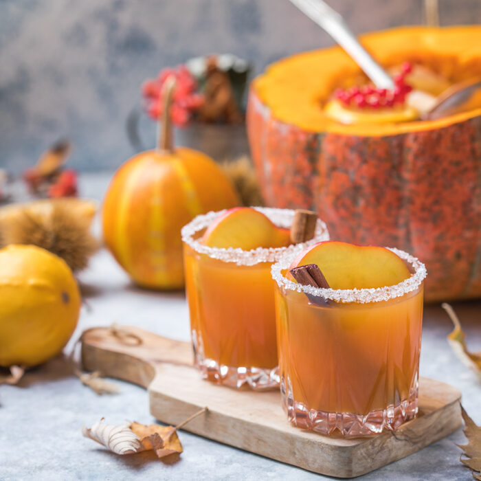 Pumpkin Spice Wine Punch
