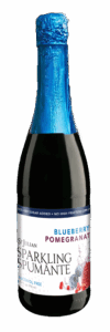 Sparkling Pomegranate Blueberry Juice