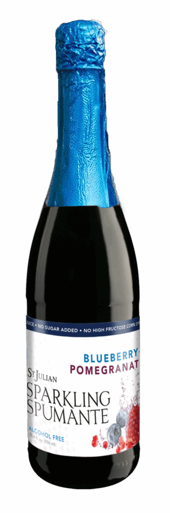 Sparkling Pomegranate Blueberry Juice