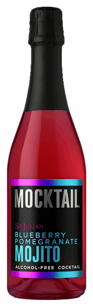 Blueberry Pomegranate Mojito Mocktail