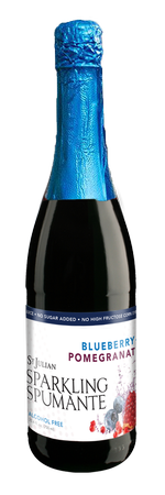 Sparkling Blueberry Pomegranate Juice + BD