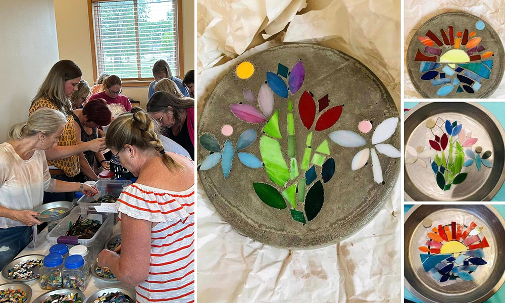 Stained Glass & Concrete Stepping Stones Craft