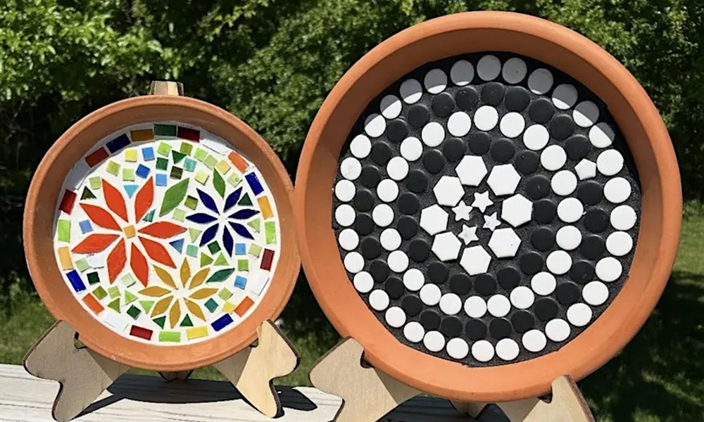 Mosaic Bird Bath Craft