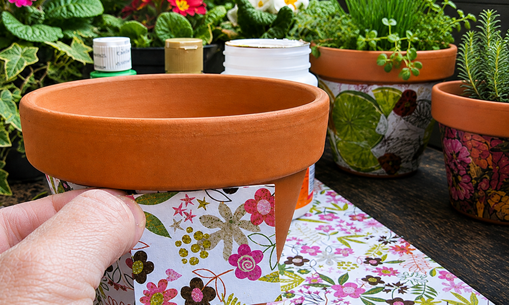 Planter Decoupage Workshop