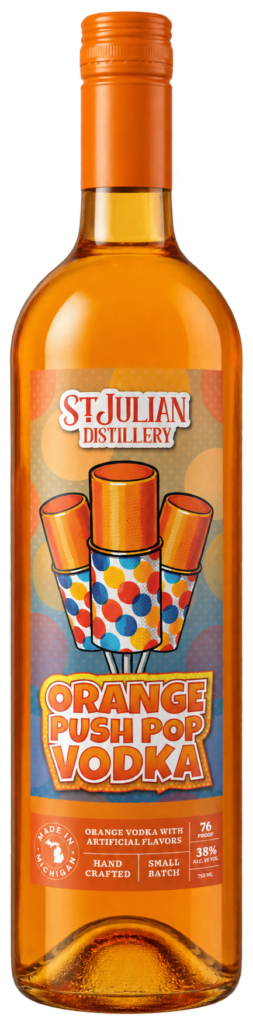Orange Push Pop Vodka